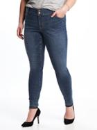Old Navy Womens High-rise Built-in Sculpt Plus-size Rockstar Jeans Meadow Size 30