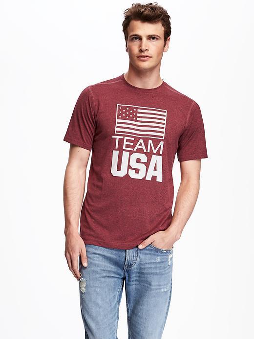 Old Navy Go Dry Team Usa 2016 Olympics Tee - Red
