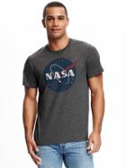 Old Navy Nasa Graphic Tee For Men - B65 Dark Heather Grey