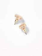 Old Navy  Xo Disk Stud Earrings For Women Gold Size One Size