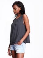 Old Navy Layered Tank For Women - Carbon