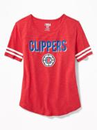 Old Navy Womens Nba Graphic Tee For Women Clippers Size M