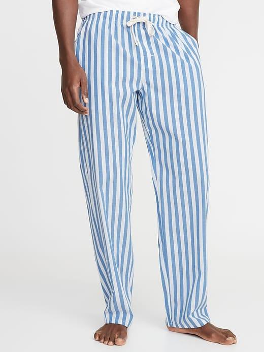 Printed Poplin Sleep Pants For Men