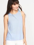 Old Navy Womens High-neck Swing Tank For Women Periblue Size S