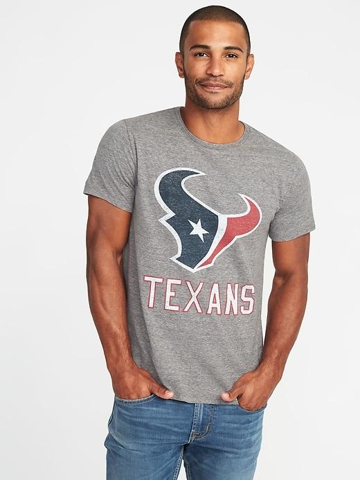 Old Navy Mens Nfl Team Crew-neck Tee For Men Texans Size Xxl