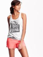 Old Navy Womens Go Dry Graphic Tank Size L - Day