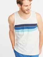 Soft-washed Chest-stripe Tank For Men