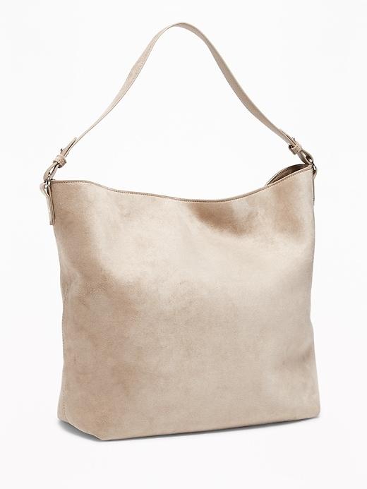 Sueded Slouchy Hobo For Women