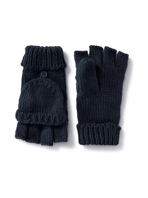 Old Navy Honeycomb Knit Convertible Gloves For Women - Clay Mate