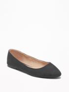 Old Navy Womens Sueded Pointy Ballet Flats For Women Cast Iron Bottom Size 11
