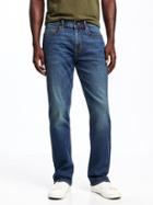Old Navy Built In Flex Max Straight Jeans For Men - Medium Wash