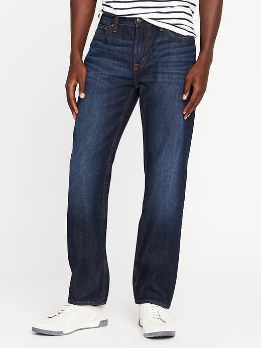Old Navy Mens Regular Jeans For Men Dark Wash Size 48w