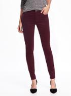 Old Navy Mid Rise Rockstar Cord Skinny Jeans For Women - Raisin Arizona