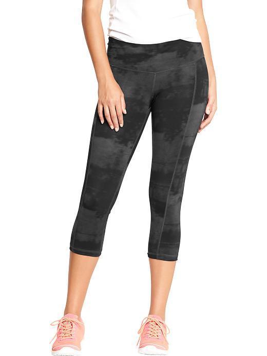 Womens Active Patterned Compression Capris 20&quot; Size L Tall - Cement Truck