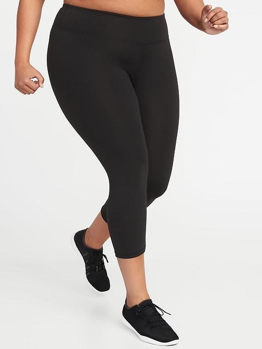 High-rise Elevate Compression Plus-size Leggings