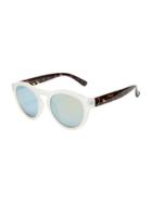 Old Navy Color Block Round Sunglasses For Women - Clear