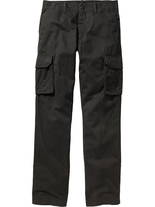 Old Navy Mens New Broken In Cargos - Gray Charles