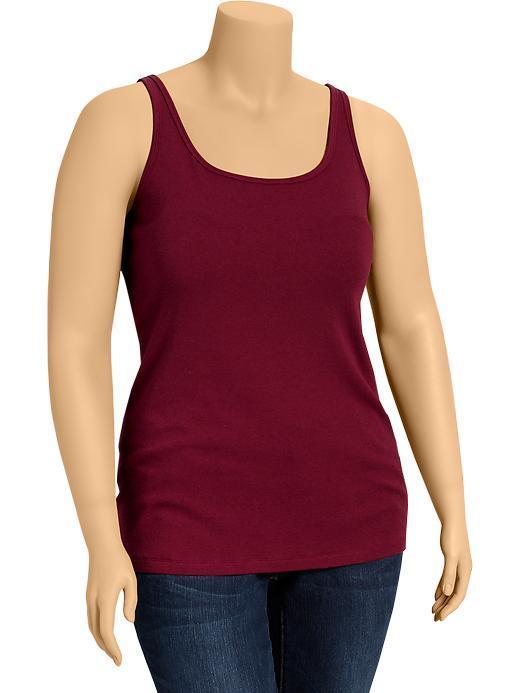 Old Navy Womens Plus Jersey Stretch Tamis - Gosh Garnet