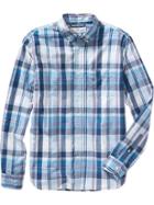 Old Navy Mens Slim Fit Classic Shirts Size M - Caribbean Blue