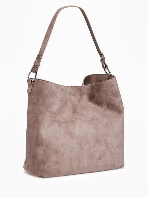 Old Navy Womens Slouchy Hobo For Women Dark Taupe Size One Size