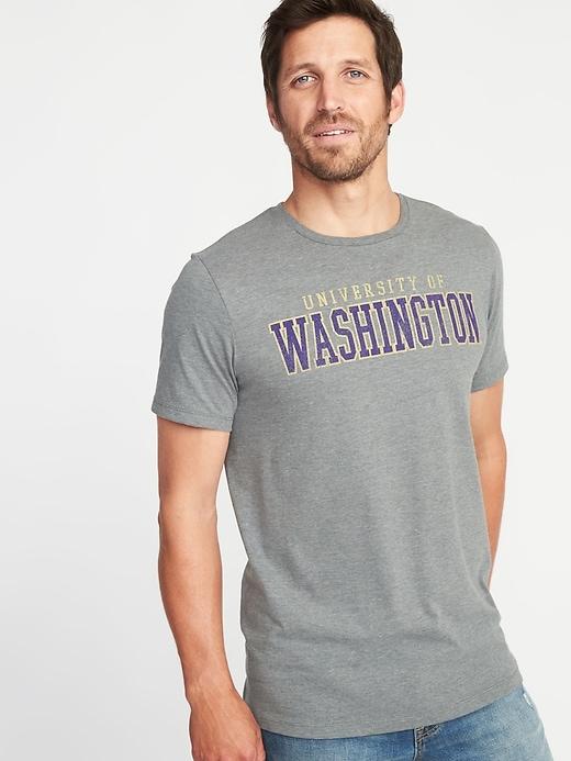 Old Navy Mens College-team Graphic Tee For Men Univ. Of Washington Size S