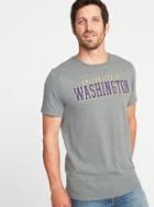Old Navy Mens College-team Graphic Tee For Men Univ. Of Washington Size S