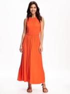 Old Navy Jersey Knit Maxi Dress For Women - Darling Clementine