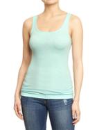 Old Navy Womens Perfect Pop Color Tanks Size S Tall - Mini Mint