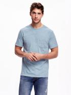 Old Navy Siro Stripe Crew Neck Tee For Men - Blue Monaco