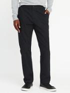 Old Navy Slim Built In Flex Drawstring Dress Pants For Men - Black Black