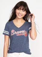 Old Navy Womens Mlb Team V-neck Tee For Women Atlanta Braves Size Xl