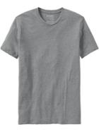 Old Navy Mens Classic Crew Neck Tees - Heather Gray