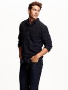 Old Navy Mens Slim Fit Plaid Flannel Shirt Size Xxl Big - Black Jack 3