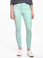 Old Navy Mid Rise Pixie Ankle Pants For Women - Ocean Liner