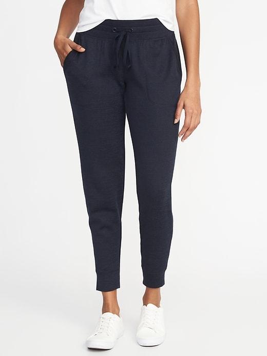 Old Navy Womens Mid-rise Sweater-knit Joggers For Women In The Navy Size M