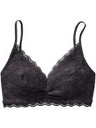Old Navy Lace Cami Bralette For Women - Carbon