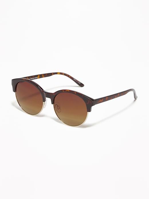 Half-frame Sunglasses For Women