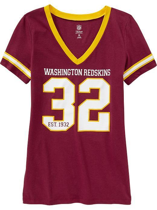 Old Navy Womens Nfl Team V Neck Tees - Redskins