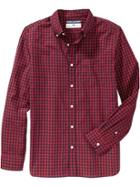 Mens Classic Regular Fit Shirts Size L Tall - Robbie Red