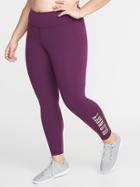 High-rise Elevate 7/8-length Plus-size Compression Leggings