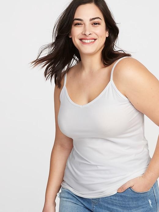 First-layer Plus-size V-neck Cami
