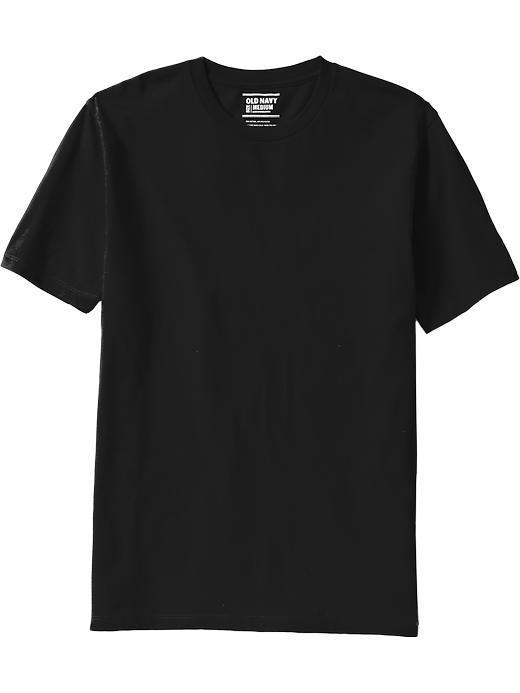 Old Navy Mens Classic Crew Neck Tees - Black Jack