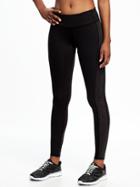 Old Navy Go Dry Cool Fitted Running Tights For Women - Black Jack Print