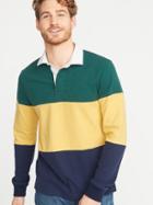 Color-blocked Jersey Rugby For Men