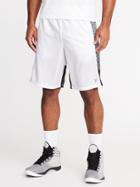 Old Navy Mens Go-dry Mesh Basketball Shorts For Men (10) Bright White Size L