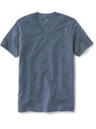 Old Navy V Neck Tee For Men - Heather Blue