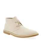 Old Navy Sueded Mid Top Sneakers For Men - Tan