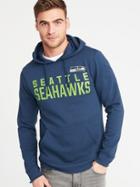 Old Navy Mens Nfl Team Football Graphic Pullover Hoodie For Men Seattle Seahawks Size S