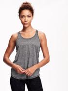 Old Navy Semi Fitted Go Dry Training Tank For Women - Blackjack