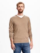 Old Navy V Neck Sweater For Men - Camel
